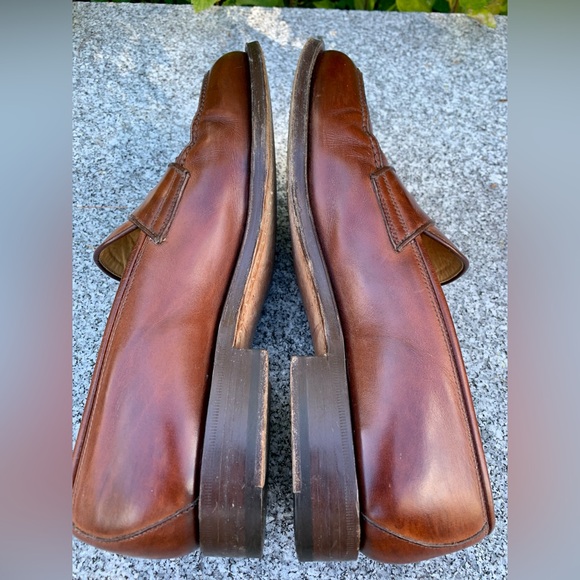 TO BOOT NEW YORK ADAM DERRICK RICH BROWN LEATHER PENNY LOAFER, ITALY, 10 - Picture 9 of 16